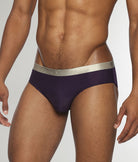 Parke & Ronen Boudoir Nylon Low-Rise Brief Plum