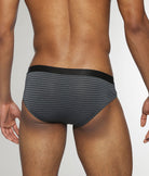 Parke & Ronen Vault Stripe Low-Rise Brief Forest