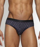 Parke & Ronen Sailors Knot Printed Low-Rise Brief Black