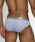 Parke & Ronen Sailors Knot Printed Low-Rise Brief Blue