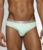 Parke & Ronen Sailors Knot Printed Low-Rise Brief Lime