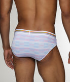 Parke & Ronen Printed Pride Low-Rise Brief Lavender-pride