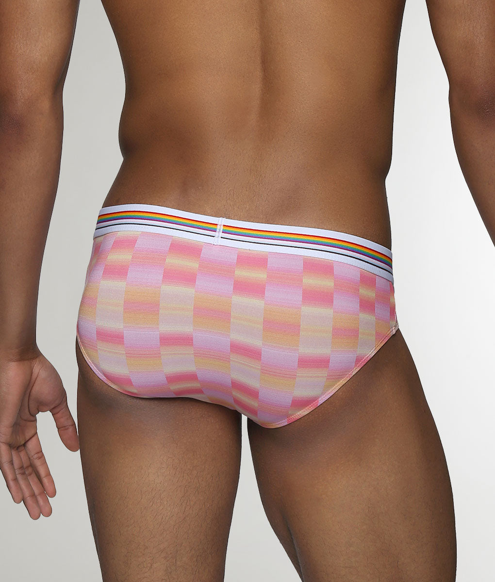 Parke & Ronen Printed Pride Low-Rise Brief Sunset-pride