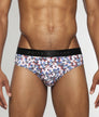 Parke & Ronen Honey Comb Printed Low Rise Brief Vamp