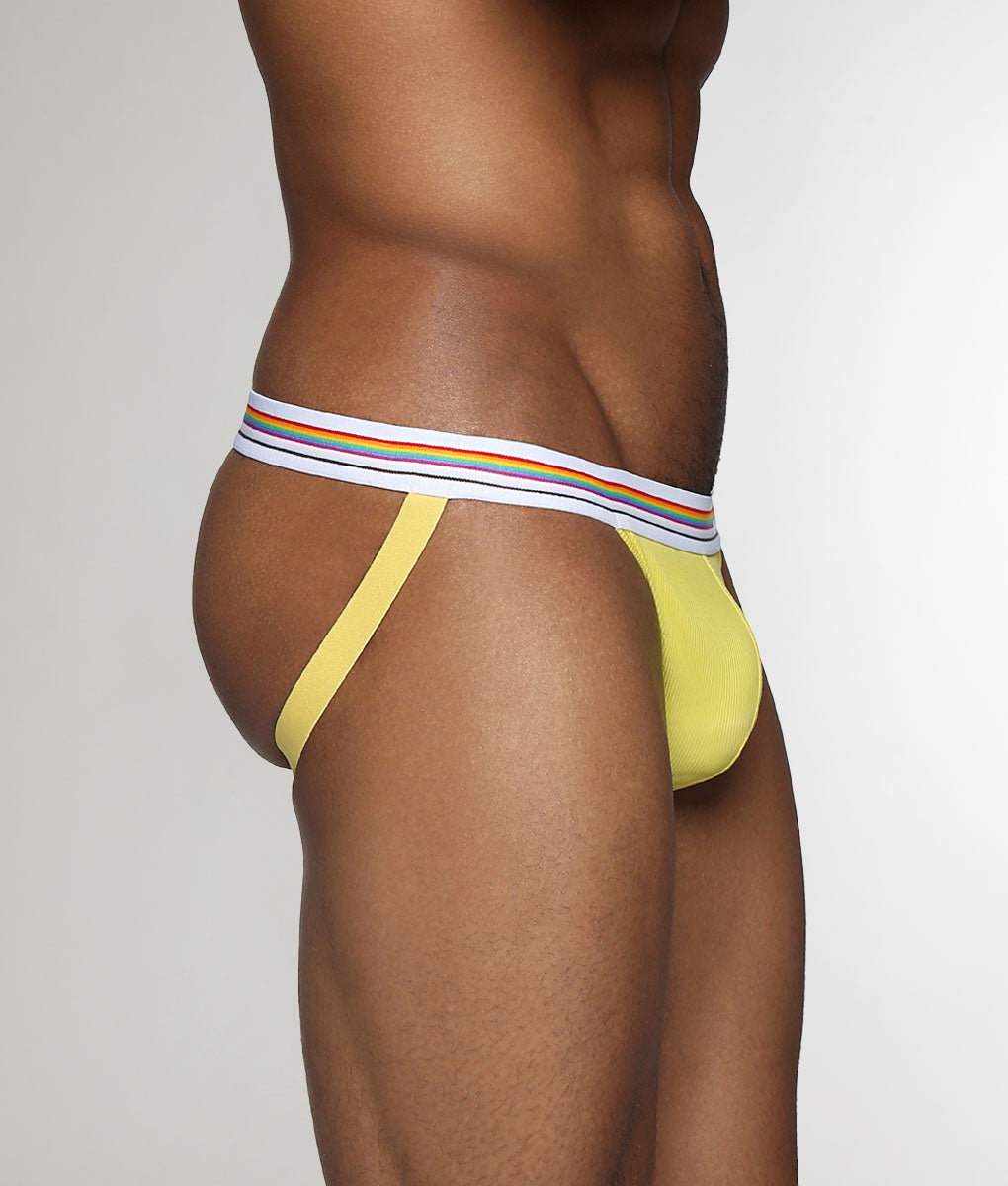 Parke & Ronen Boudoir Pride Nylon Low-Rise Jockstrap Canary