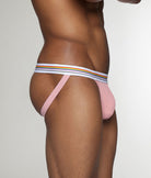 Parke & Ronen Boudoir Pride Nylon Low-Rise Jockstrap Peach