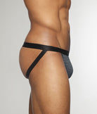 Parke & Ronen Vault Stripe Jockstrap Forest