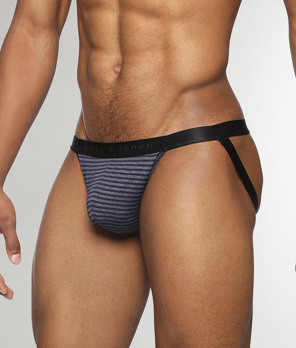 Parke & Ronen Vault Stripe Jockstrap Midnight