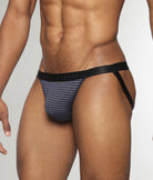 Parke & Ronen Vault Stripe Jockstrap Midnight