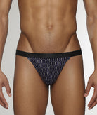 Parke & Ronen Sailors Knot Printed Jockstrap Black