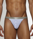 Parke & Ronen Sailors Knot Printed Jockstrap Blue