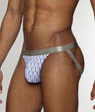Parke & Ronen Sailors Knot Printed Jockstrap Blue