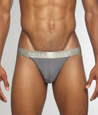 Parke & Ronen Solid Jockstrap Grey