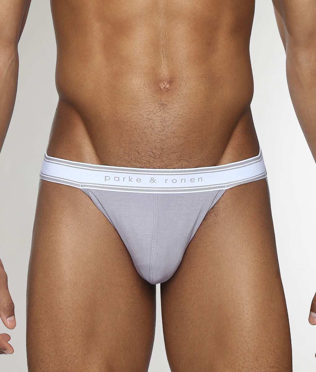 Parke & Ronen Retro Solid Jock Strap Mist-grey