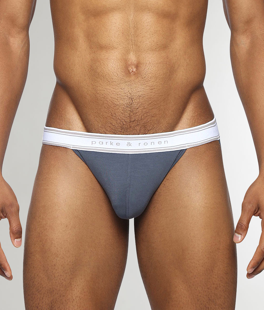 Parke & Ronen Retro Solid Jock Strap Prussian