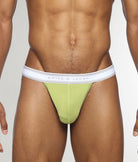 Parke & Ronen Retro Solid Thong Grass