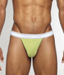 Parke & Ronen Retro Solid Thong Grass