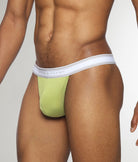 Parke & Ronen Retro Solid Thong Grass