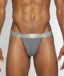 Parke & Ronen Solid Thong Grey