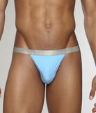 Parke & Ronen Coastal Nylon Thong Sky-blue