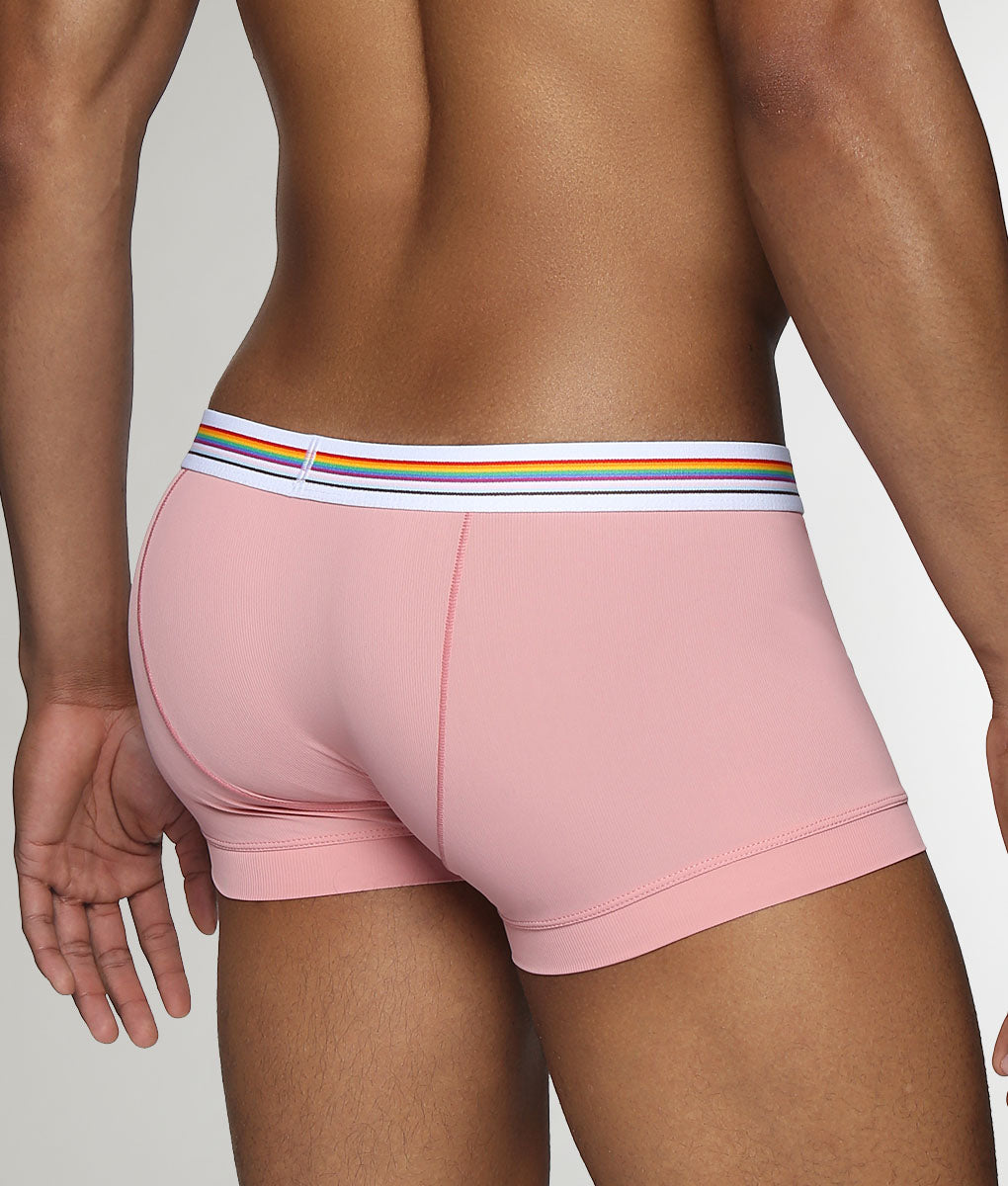 Parke & Ronen Boudoir Pride Nylon Low-Rise Trunk Peach