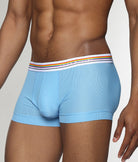 Parke & Ronen Boudoir Pride Nylon Low-Rise Trunk Sky-blue