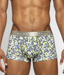 Parke & Ronen Honey Comb Printed Low Rise Trunk Lime