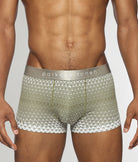 Parke & Ronen Horizon Printed Low Rise Trunk Moss