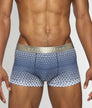 Parke & Ronen Horizon Printed Low Rise Trunk Navy