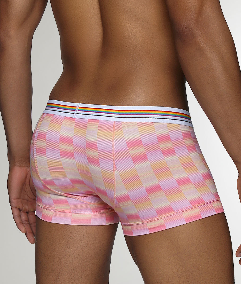Parke & Ronen Printed Pride Low-Rise Trunk Sunset-pride