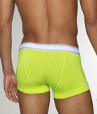 Parke & Ronen Retro Solid Low-Rise Trunk Lime-pop
