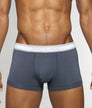 Parke & Ronen Retro Solid Low-Rise Trunk Prussian