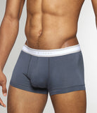 Parke & Ronen Retro Solid Low-Rise Trunk Prussian
