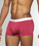 Parke & Ronen Retro Solid Low-Rise Trunk Ruby