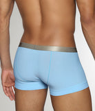 Parke & Ronen Coastal Nylon Low-Rise Trunk Sky-blue