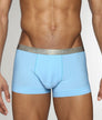 Parke & Ronen Coastal Nylon Low-Rise Trunk Sky-blue