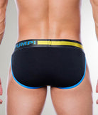PUMP! Play Yellow Sidecut Brief Black
