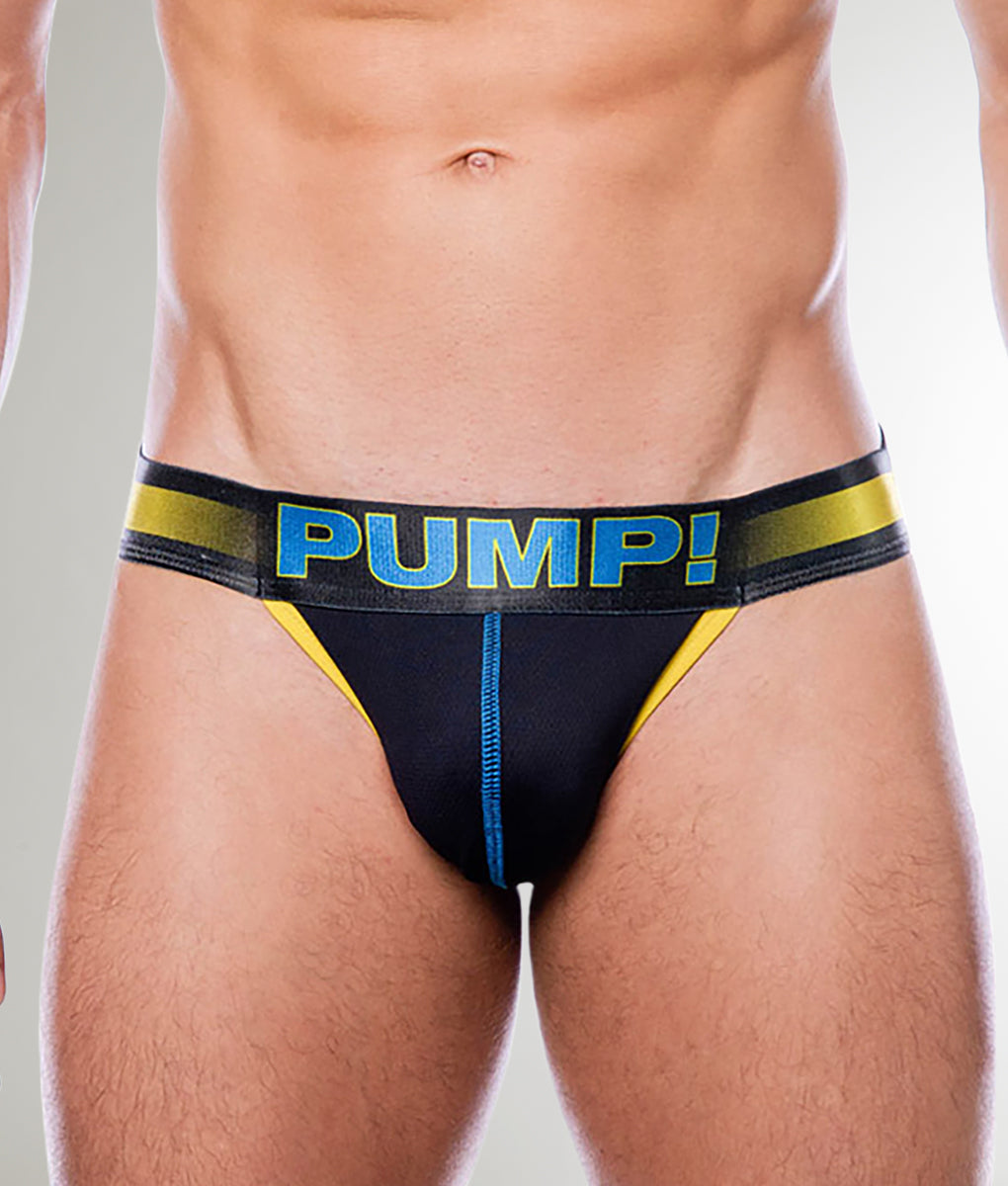 PUMP! Play Yellow Sidecut Brief Black