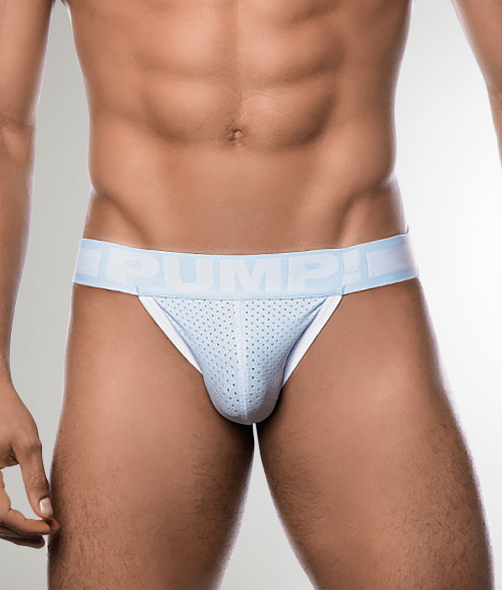 PUMP! Frost Jockstrap Blue