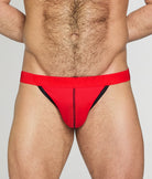 PUMP! Actinium Jockstrap Red-black