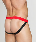 PUMP! Curium Jockstrap Black-red-blue