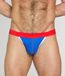 PUMP! Cadmium Thong Electric-blue