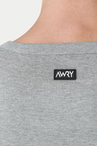 Awry Ribbed Tank Heather Gray — men's sleeveless tank top lifestyle styling