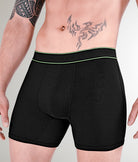 Rounderbum Bamboo Boxer Brief Black