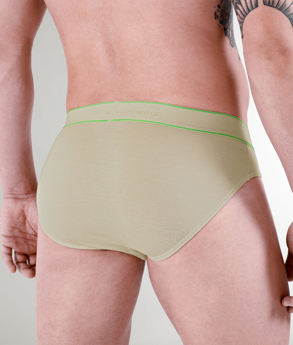 Rounderbum Bamboo Brief Gray