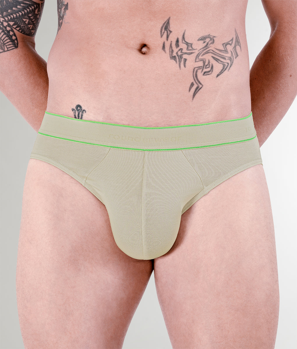 Rounderbum Bamboo Brief Gray