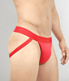 Rounderbum Essentials Jockstrap Red-2