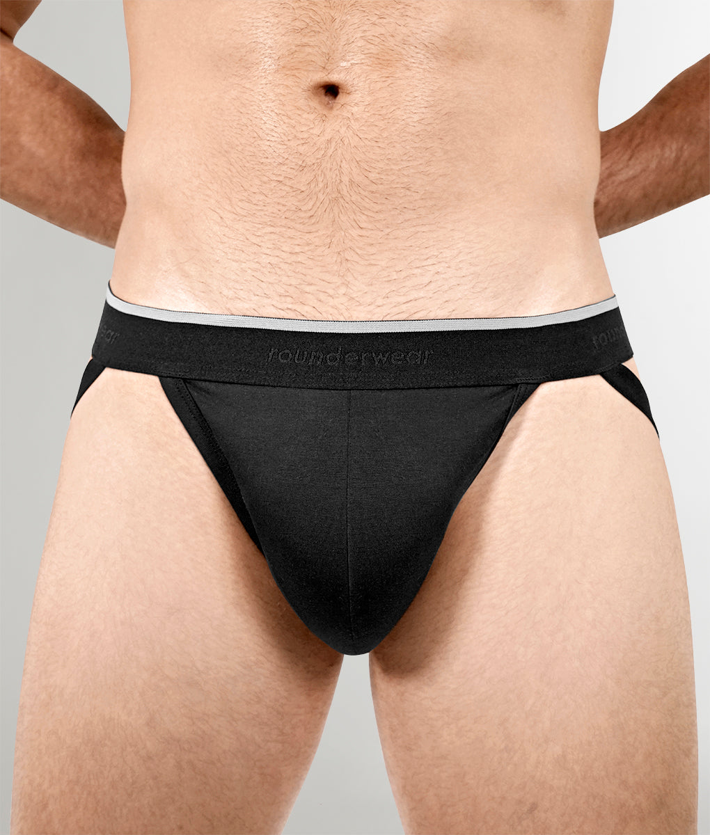 Rounderbum Essentials Jockstrap Black