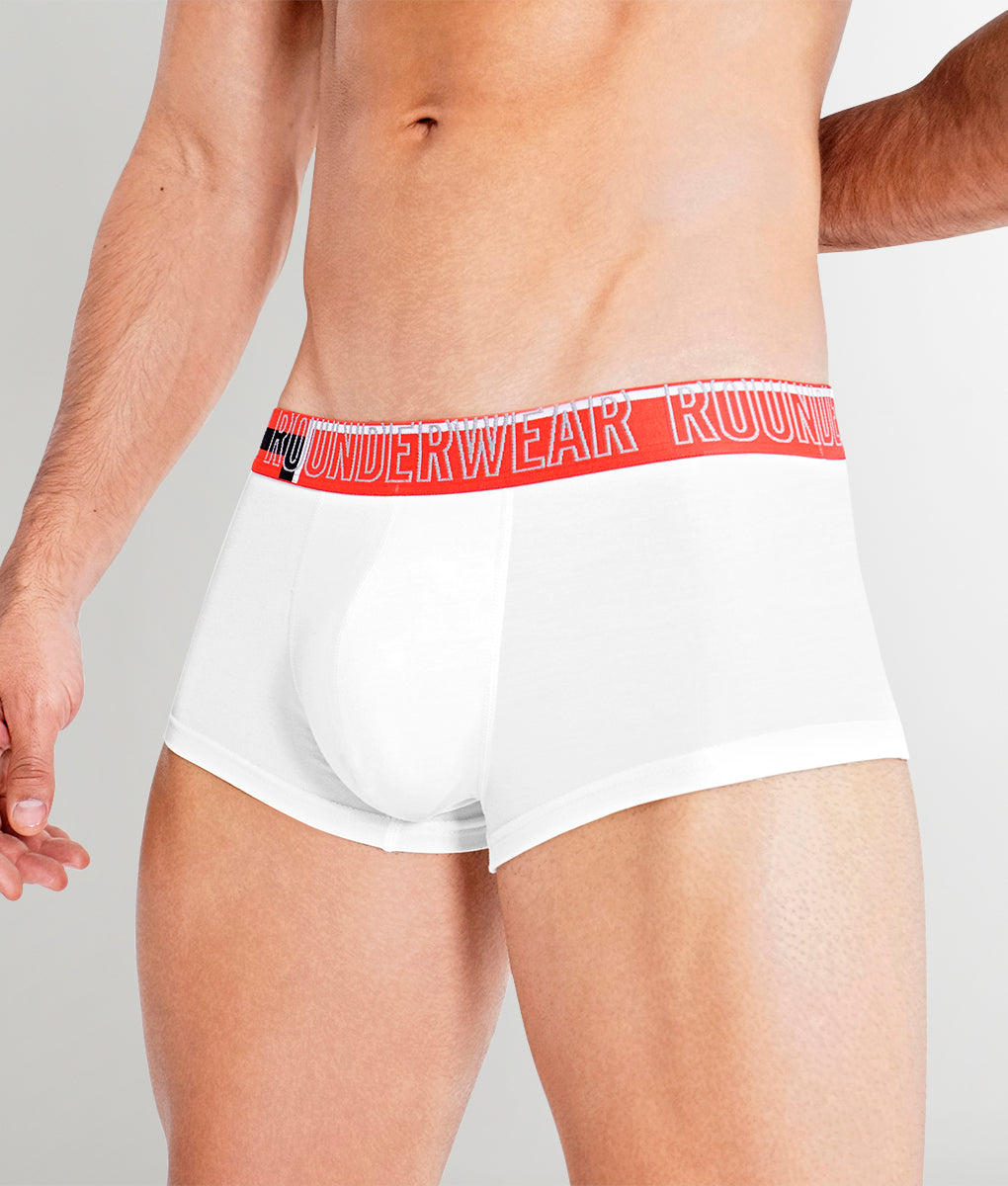 Rounderbum Hipster Prime Trunk White-red