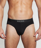 Saligia Greek Herringbone Brief Black